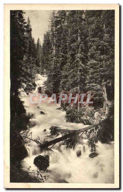 Old Postcard Waterfall