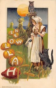 Artist Samuel Schmucker Halloween 1918 