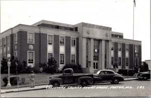 Real Photo Postcard Calloway County Court House in Fulton, Missouri