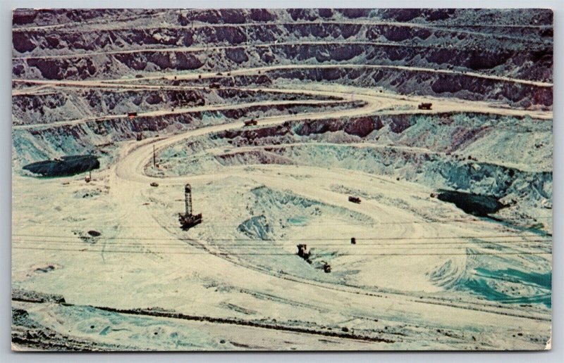 Lavender Pit Copper Mine Phelps Dodge Corp Bisbee Arizona Postcard L13