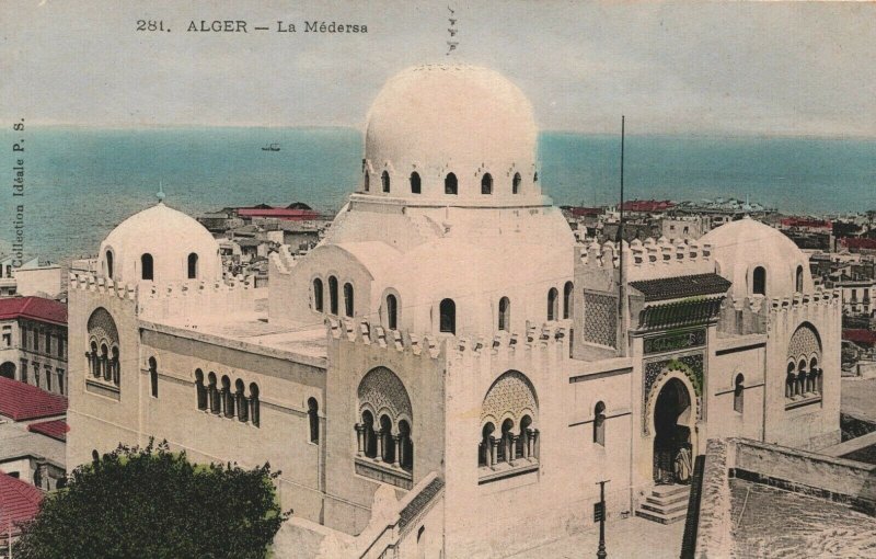 Algeria Alger The Madrasa Thaalibia Vintage Postcard 03.92