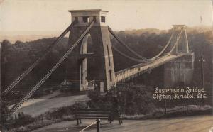 uk29356 bristol clifton suspension bridge real photo uk