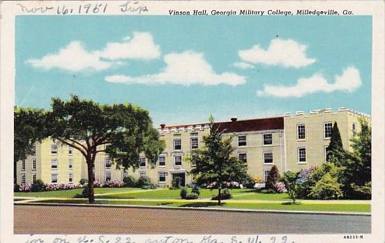 Georgia Milledgeville Vinson Hall Georgia Military College