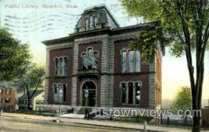 Public Library - Haverhill, Massachusetts MA Postcard