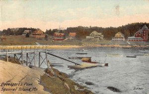 Squirrel Island Maine Davenport's Cove Scenic View Vintage Postcard AA50591