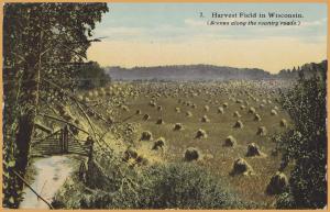 Harvest Field in Wisconsin (Scenes along country Roads) - 1911