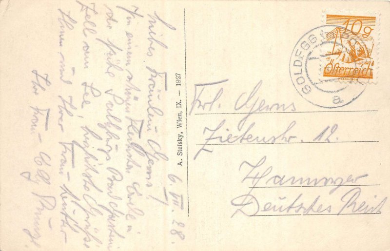 Lot132  austria  goldegg upper austria real photo