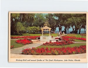 Postcard Wishing-Well and annual Garden at The Great Masterpiece, Lake Wales, FL