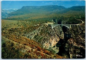 Postcard - The Artuby bridge, Verdon Gorge - France