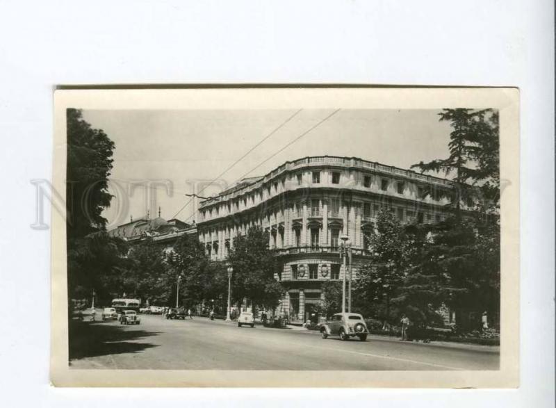 263254 USSR Georgia TBILISI Hotel Rustaveli Avenue 1955 year 