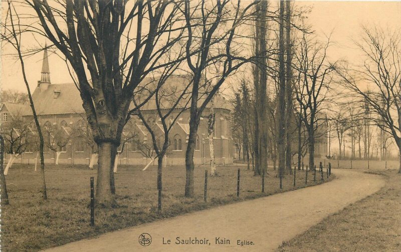 Belgium Le saulchoir eglise Postcard