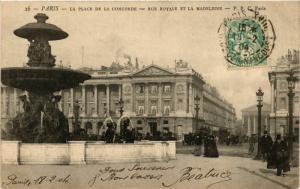 CPA PARIS 8e Place de la Concorde Rue Royale et La MADELEINE ed. P.P.C (576953)