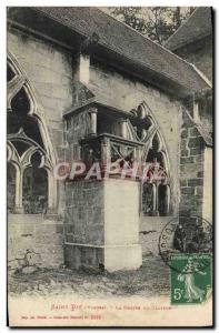 Old Postcard Saint Die From The Pulpit Cloitre