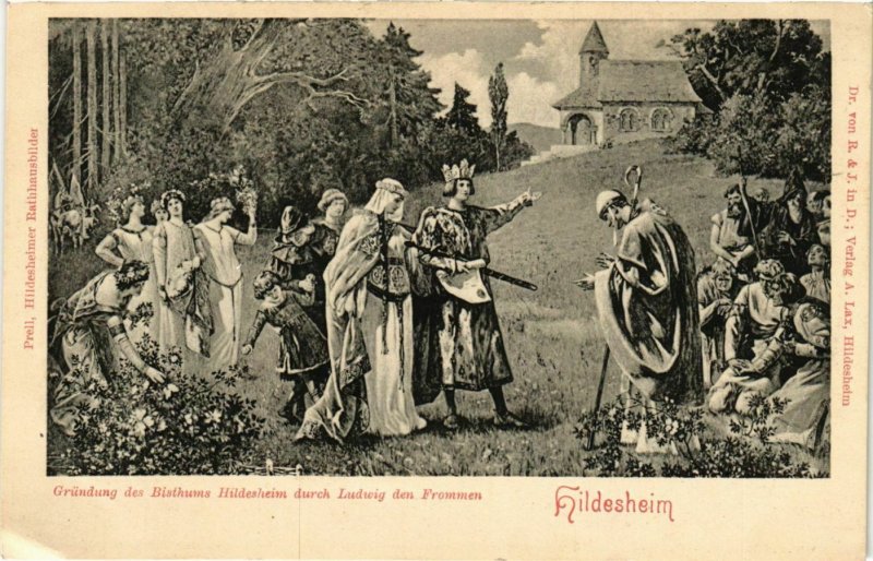 CPA AK Hildesheim- Grundung des Bisthums GERMANY (948705)