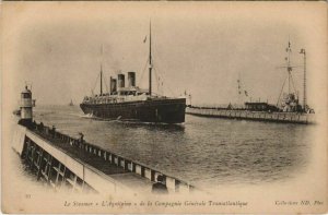 CPA ak the steamer Aquitaine-cie gle transatlantic ships (1207016) 