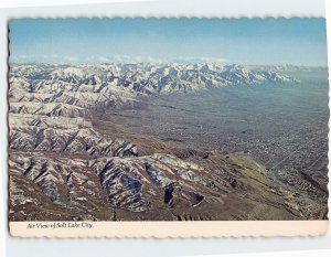 Postcard Air View of Salt Lake City, Utah