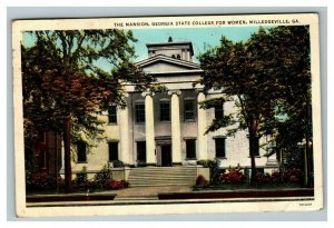 Vintage 1930's Postcard Georgia State College for Women Milledgeville Georgia