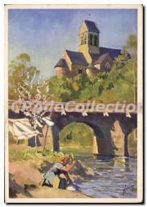 Postcard Modern Earth In Normandy France Church of Saint Ceneri Gerei the Orn...