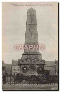 Old Postcard Bazeilles high Monument to the Memory of the Dead Affairs during...