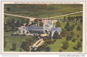 Aerial View Of Will Rogers Memorial Museum And Tomb Claremore Oklahoma