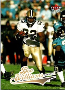 2004 Fleer Football Card Boo Williams New Orleans Saints sk9358