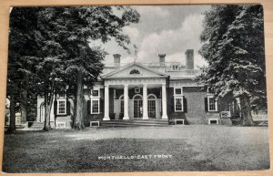 Monticello East Front - Home of Thomas Jefferson