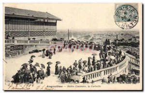 Old Postcard Angouleme central markets The basket