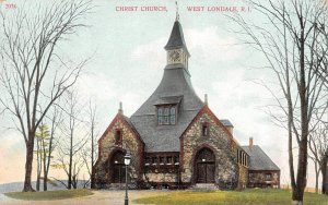 Lonsdale, RI Rhode Island  CHRIST CHURCH  Lincoln~Cumberland  ca1910's Postcard