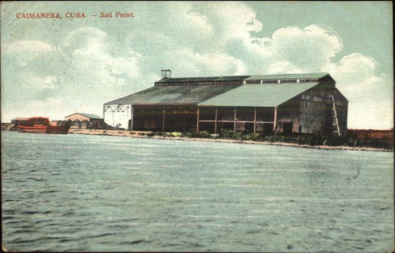 Caimanera Cuba Sail Point Used 1911 Postcard