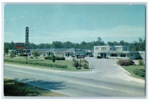 c1960s Hal Orr's Motel Roadside Rocky Mount North Carolina NC Unposted Postcard 