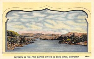 Baptistry of the First Baptist Church Long Beach CA