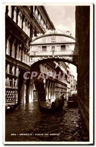 Old Postcard Venezia Ponte Dei Sospiri