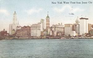 US    PC1529  NEW YORK WATER FRONT FROM JERSEY CITY 1914