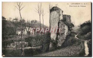 Old Postcard Lavardin Pont du Chateau Levis