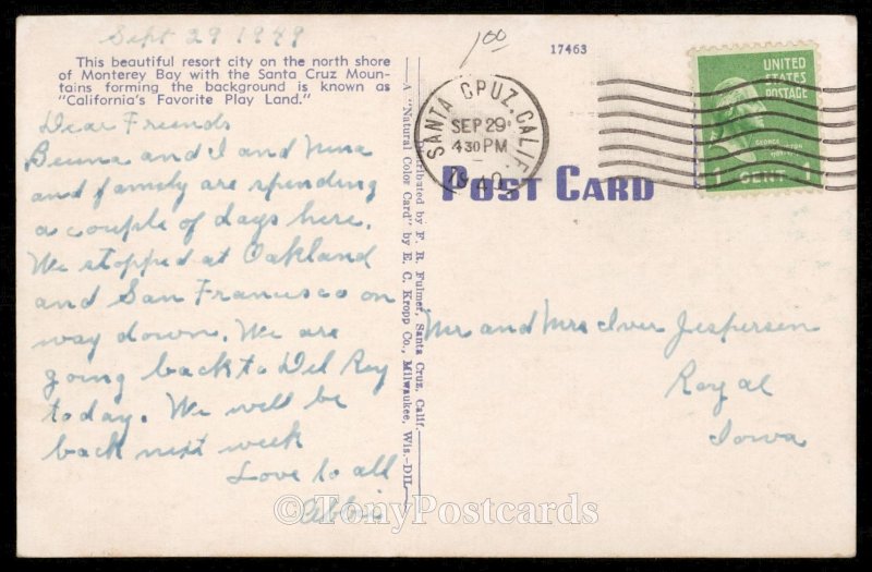 Santa Cruz from the Air, California