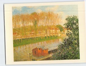 Postcard Sunset at Moret By Camille Pissarro Moret sur Loing France