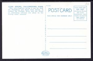 Cliff Spring,Yellowstone National Park