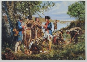 Rick Reeves Independence Day Missouri River Lewis & Clark Celebrate Postcard P20