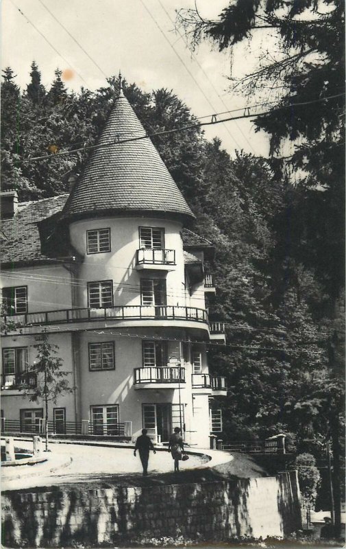 vintage RPR Carte Postala Romania Vila la Slanic Moldova