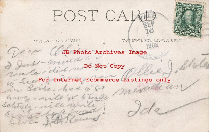 OR, Vale, Oregon, RPPC, Vale Drug Store, Exterior View, 1908 PM, Photo