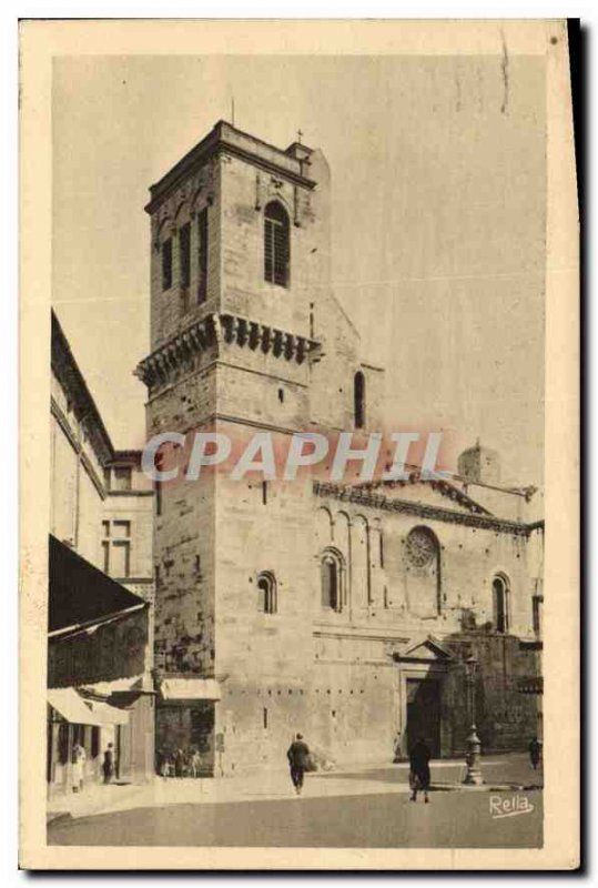 Postcard Old Nimes La Cathedrale