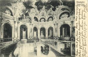 germany, WIESBADEN, Neues Foyer i. Königl. Theater (1904)