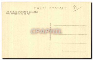 Sables d'Olonne - Lovely Echappee Harbor - Old Postcard