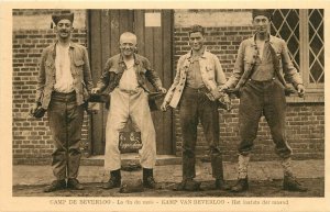 WWI Belgian Postcard Camp Bourg-Léopold Beverloo Empty Pockets