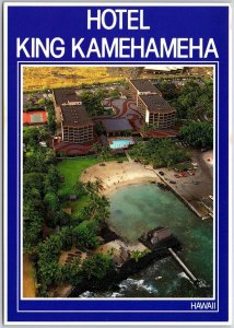 Hotel King Kamehameha White Sand Beach Kailua-Kona Hawaii HI Island Postcard
