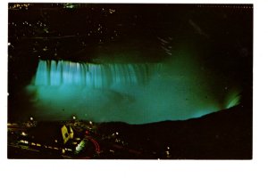Horseshoe Falls Illuminated, Niagara Falls, Ontario,