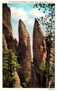 South Dakota Black Hills Among The Needles In State Park Curteich