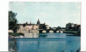 BF13380 chateau gontier mayenn coucher de soleil sur l a france front/back image