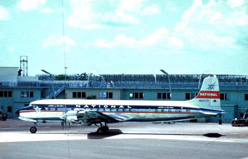 Airplanes National Airlines Douglas DC-7