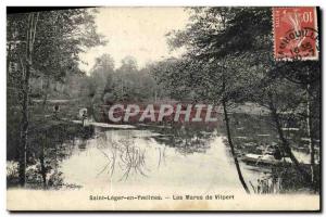 Old Postcard St Leger En Yvelines Mares Vilpert